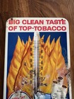 Vtg 1950original Chesterfield Cigarettes Tobacco Metal Advertising Thermometer