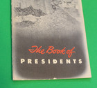 Vintage The Book Of Presidents Small Pocket  Size Booklet