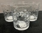 Gibson Home Clear Embossed Bubble Double Old Fashioned Glasses 13 5oz Set Of 4