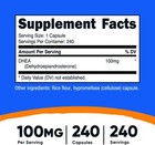 Nutricost Dhea 100mg  240 Capsules - Gluten Free  Soy Free  Non-gmo  Supplement