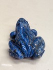 Rare Lapis Lazuli Stone Hand Carved Frog Statue