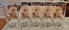 New Coca Cola Coke Glasses Santa Christmas Norman Rockwell 1920 Set Of 5 Vintage