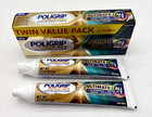 Poligrip Power Max Ultimate Denture Adhesive Cream Twin Pack 2 X 2 2oz 12hr Hold