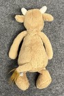 Jellycat Medium Bashful Brown Tan Calf Cow Plush 12  Soft Stuffed Animal Rare