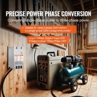 Uimoso 5hp Digital Phase Converter 15a 220v Single To Three Phase