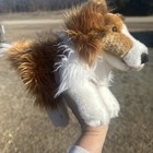 Vtg Animal Alley Toys R Us 12  Collie Lassie Puppy Dog Stuffed Animal Plush 2000