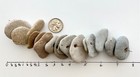 16 Natural Holey Beach Rocks  1  Hag Stones Fairy Lucky Smooth Bead Wish  2b3 Us