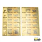 20pcs lot Zimbabwe  100 One Hundred Trillion Dollar Zimbabwe Banknote Gold Notes
