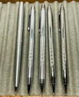 Chrome Ballpoint Pen And Mechanical Pencil Set Lot