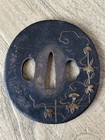 Japanese Sword Koshirae Tsuba Fuchi Kashira Fitting Lot Used