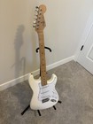 1989 Usa Made Fender Squier Stratocaster White Vintage E-series