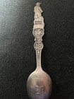 Vintage Colorado Souvenir Spoon  Sterling  Figure On Front And Back 