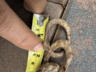 Vintage Nautical Anchor Chain 1 5    Links 2 5 Ft Marine Ship Boat Decor