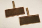 Pair Of Old Whittemore No  10 Cotton Carder Sheep Wool Combs Brushes L s  Watson