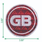 Gracie Barra  New Red Patches Set High Quality Best Gb Embroidery Set Jiu Jitsu