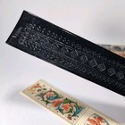 International Bookmark Collection Lot Of 4 Embossed Leather  Metal   Cardstock