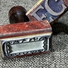 Antique Wood Metal Letterpress Type Stamps Lot Benchmark Brunswick Ga C Pifer