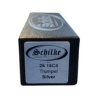 Schilke Standard Series Trumpet Mouthpiece Model 15c4 Finished In Silver Plate