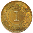 Mw32554 British Honduras Bronze Cent 1889  Victoria  Km 6   Xf