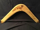 2 Australian Boomerangs Wooden Souvenir Handcrafted Aboriginal Made 1986