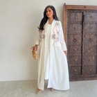 Open Cardigan Kaftan Abaya Muslim Women Long Robe Kimono Modest Embroidery Dress