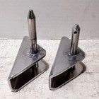 Hd Stainless 1 2  Transom Mount Rudder Pintle Set