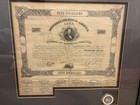 Antique Confederate States Of America  500 Bond Civil War Era