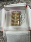 Hermes Mosaique Au 24 Gold Mug Porcelain Cup New With Box Authentic Japan