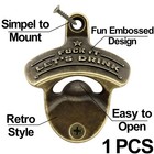 Haiicen Funny Bottle Opener Wall Mounted Stainless Vintage Antique Bronze