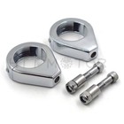 Turn Signal Mount Bracket 49mm Fork Relocation Clamps Mount Indicator For Harley