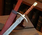 Hand-forged Full Tang Viking Sword With Sheath     Razor Sharp  Battle Ready 