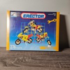 Vintage Meccano Erector Metal Construction Set Lot 4015 301 Motorcycle Tow Truck