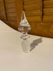 Vintage Amethyst Glass W chrome Base Decanter Farber Bros Krome Kraft 12 
