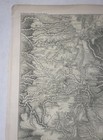 Antique Undated Large Map Of Jerusalem Stanford   s Geological Estab  London 19x13