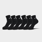 Nike Everyday Cushioned Training Socks 6 Pack Black Xl Men   s 12-15 Sx7669-010