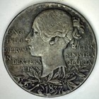 1837-1897 Uk Queen Victoria England Diamond Jubilee 1897 Silver Medal Coin