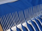 Set Of 9 Fine French 950 Silver Luncheon Forks-o c For Theodore Starr Nyc