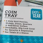 Pen gear Coin Manager Sorting Organizer Tray With Cover   20 Coin Wrappers
