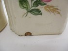 Vintage Porcelain Salt And Pepper Set Unmarked Floral Design