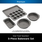 Ninja B35005 Foodi Neverstick Premium 5-piece Bakeware Sheet Set- Grey