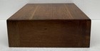 Vtg Antique Two  2  Drawer Oak Library Card Catalog Index File Cabinet Wood Box