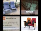 Lot 2800 Used Black Theater Seating Real Cinema Movie Chairs Lounger Back