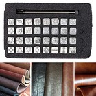Leather Stamping Tools With Rubber Hammer  71 Pcs Leather Different Shape 71pc
