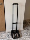Small Folding Luggage Cart   Compact Travel Hand Truck- Black
