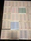 Large Lot Of 250 Original Jukebox Record Title Strips - 25 Sheets Of 10  476