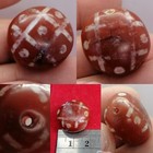 Afghanistan Ancient Etched Carnelian Stone Energetic Stone Bead