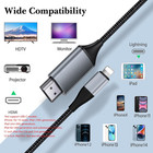 Lightning To Hdmi Adapter  Hdmi Cable For Iphone To Tv Compatible With Iphone14 