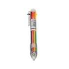 1pc Multicolor 6 In 1 Color Ballpoint Pen Ball Point Pens Kids School Office