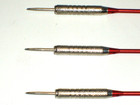 Steel Tip Darts  New 18 Gram Plated  With Aluminum Shafts   3522