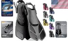 Lightweight Short Snorkel Fins - Diving Swimming Gear